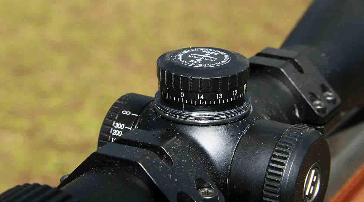 The Bushnell Elite 4500 series includes covered and locking turrets, making long-range elevation and windage corrections a snap.